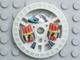 Part No: 32356pb01  Name: Technic, Disk 5 x 5 - RoboRider Talisman Wheel, Dynamite Mold with Robot Pattern