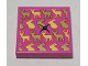 Part No: 3068pb1652  Name: Tile 2 x 2 with Cushion with Deer, Rabbits and Button Pattern (Sticker) - Set 41392