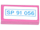 Part No: 3069pb0303  Name: Tile 1 x 2 with 'SP 91 056' Pattern (Sticker) - Set 70804