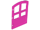 Part No: 31023  Name: Duplo Door / Window Pane 1 x 4 x 4 with 4 Different Size Panes and Curved Top