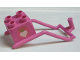 Part No: 31169pb01  Name: Duplo Animal Accessory Horse Harness with Heart and Crown Pattern on Both Sides (Stickers) - Set 4828