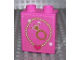 Part No: 4066pb378  Name: Duplo, Brick 1 x 2 x 2 with Necklace and Ring Pattern (Sticker) - Set 4820