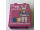 Part No: 4066pb558  Name: Duplo, Brick 1 x 2 x 2 with LEGOLAND Discovery Centre Happy Easter 2019 Pattern