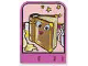 Part No: 42180pb05  Name: Story Builder Pink Palace Card with Book Pattern