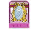 Part No: 42183pb05  Name: Story Builder Pink Palace Card with Mirror Pattern
