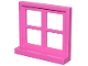 Part No: 5259  Name: Window 1 x 4 x 3, Square with 4 Panes and Sill