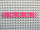 Part No: clikits057  Name: Clikits Flexy Film, Strip 2 x 14 with Rounded Ends and 5 Holes