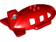 Part No: 18721pb03  Name: Duplo Airplane Midsize Fuselage Top with Tail with Airplane Circling Mountains Pattern
