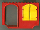 Part No: 2047c01  Name: Fabuland Bus Piece with Yellow Shutters