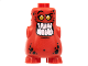 Part No: 22472pb01  Name: Body, Nexo Knights Scurrier with Bright Light Orange Eyes and Open Mouth Smile with 10 Flat White Teeth Pattern