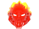 Part No: 24148pb03  Name: Bionicle Mask of Fire (Unity) with Marbled Trans-Neon Green Pattern