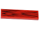 Part No: 2431pb0318  Name: Tile 1 x 4 with Wood Grain on Red Background Pattern (Sticker) - Set 70505