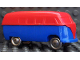 Part No: 258wpb11  Name: HO Scale, VW Window Van with Blue Base - Completely Colored Top
