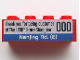 Part No: 3001pb207  Name: Brick 2 x 4 with 'Thank you for being customer of The LEGO Store Shanghai Nanjing Rd. (E)' Pattern (Sticker)