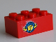 Part No: 3002pb15  Name: Brick 2 x 3 with Box and Arrows and Globe Pattern on Both Sides (Stickers) - Set 6542