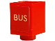 Part No: 3005pb069  Name: Brick 1 x 1 with White 'BUS' Pattern on Opposite Sides (Stickers) - Set 910034