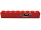 Part No: 3008pb138R  Name: Brick 1 x 8 with Ferrari Logo, 'SF' and 'SCUDERIA FERRARI' Pattern Model Right (Sticker) - Sets 8153 / 8155