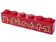 Part No: 3009pb258  Name: Brick 1 x 6 with Bright Light Yellow Skyline Pattern (Sticker) - Set 60407