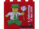 Part No: 30144pb028  Name: Brick 2 x 4 x 3 with Legoland Deutschland 4 Year Birthday (4. Geburtstag) Pattern