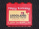Part No: 30144pb051  Name: Brick 2 x 4 x 3 with Legoland Discovery Centre BERLIN Happy Birthday 1 Jahr in BERLIN Pattern