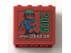 Part No: 30144pb054  Name: Brick 2 x 4 x 3 with www.LEGOclub.com 2009 and Max Pattern