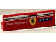 Part No: 30413pb094L  Name: Panel 1 x 4 x 1 with 'Gilles Villeneuve', Ferrari and Fiat Logo Pattern Model Left Side (Sticker) - Set 75889