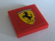 Part No: 3068pb0104  Name: Tile 2 x 2 with Ferrari Logo Pattern (Sticker) - Set 8386