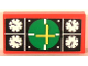 Part No: 3069pb0055  Name: Tile 1 x 2 with Avionics Green Pattern (Sticker) - Sets 8429 / 8812