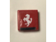 Part No: 3070pb166  Name: Tile 1 x 1 with Ferrari Logo, Silver Horse and Black Stripe Pattern (Sticker) - Set 75899