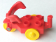Part No: 31189c01  Name: Duplo Tricycle with 4 Studs and Yellow Wheels