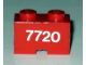 Part No: 3134pb01  Name: Brick, Modified 1 x 2 with Cable Holding Cutout with 7720 Pattern (Sticker) - Set 7720