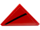 Part No: 35787pb016L  Name: Tile, Modified 2 x 2 Triangular with Black Curved Stripe Pattern Model Left Side (Sticker) - Set 76916