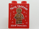 Part No: 4066pb657  Name: Duplo, Brick 1 x 2 x 2 with Merry Christmas LEGOLAND Discovery Centre Gingerbread Man Pattern