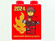 Part No: 4066pb812  Name: Duplo, Brick 1 x 2 x 2 with 2024 Kai Minifigure LEGOLAND Discovery Centre Pattern