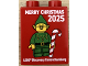 Part No: 4066pb895  Name: Duplo, Brick 1 x 2 x 2 with Merry Christmas 2025 LEGOLAND Discovery Centre Hamburg Pattern