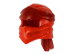 Part No: 40925pb05  Name: Minifigure, Headgear Ninjago Wrap Type 4 with Molded Dark Red Headband  Pattern