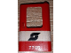 Part No: 4182pb049  Name: Door 1 x 4 x 5 Train Right, Thin Support at Bottom with White Stripe and Austrian Railways Logo and '7745' Pattern (Sticker) - Set 7745