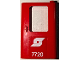 Part No: 4182pb093  Name: Door 1 x 4 x 5 Train Right, Thin Support at Bottom with White Austrian Railways Logo and '7720' Pattern (Sticker) - Set 7720