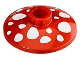 Part No: 4740pb004  Name: Dish 2 x 2 Inverted (Radar) with Mushroom Spots Pattern