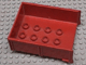 Part No: 4821a  Name: Duplo Trailer Bed with 8 Studs without Back Sill