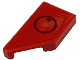 Part No: 5091pb002  Name: Tile, Modified 1 x 2 Wedge Left with Dark Red Circle Pattern (Sticker) - Set 76934