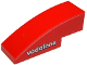 Part No: 50950pb181L  Name: Slope, Curved 3 x 1 with Vodafone Logo Pattern Model Left Side (Sticker) - Set 8142-1