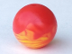 Part No: 54821pb01  Name: Ball, Bionicle Zamor Sphere with Marbled Bright Light Orange Pattern