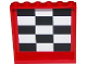 Part No: 59349pb101  Name: Panel 1 x 6 x 5 with Black and White Checkered Pattern on Inside (Sticker) - Set 75875