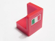 Part No: 6231pb02L  Name: Panel 1 x 1 x 1 Corner with Italian Flag Pattern Model Left Side (Sticker) - Sets 8142 / 8362