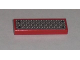 Part No: 63864pb001  Name: Tile 1 x 3 with Black Rivets on Silver Tread Plate Pattern (Sticker) - Set 7206
