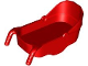 Part No: 7608  Name: Duplo Stroller / Baby Carriage / Pram with Curved Cover Top Section