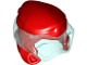 Part No: 77151pb01  Name: Minifigure, Headgear Ninjago Wrap Type 8 with Trans-Light Blue Scuba Diver Mask Pattern