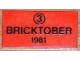 Part No: 87079pb0012  Name: Tile 2 x 4 with Black Number 3 in Circle and 'BRICKTOBER 1981' Pattern