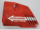 Part No: 87080pb060  Name: Technic, Panel Fairing # 1 Small Smooth Short, Side A with 'DANGER AIR INTAKE' and White Arrow Pattern (Sticker) - Set 42076